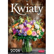 Kalendarz 2026 A4 Wieloplanszowy Kwiaty