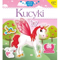 Naklejki iskierki z brokatem. Kucyki
