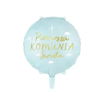 PartyDeco Balon fol.Komunia �wi�ta 45 mix 10796