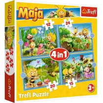 Puzzle 4w1. Przygody Pszczki Mai Trefl