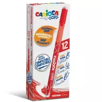 Carioca Dugopis wymazywalny Oops czerwony (12szt)