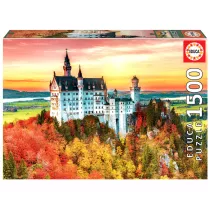 Puzzle 1500 el. Jesie w Neuschwanstein, Niemcy Educa
