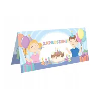 LearnHow Zaproszenie na urodziny - Przyj�cie (10 szt)