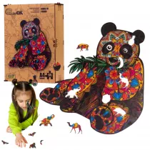 Puzzle drewniane eko 65 el. Kung Fu Panda A4 PuzzleOK