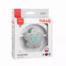 Grzechotka kwiatek mitowo-szary Tullo