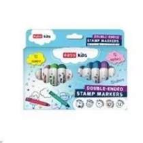 Easy Stationery Pisaki ze stempelkami 12 szt.