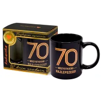 Kukartka Kubek Premium Urodziny 70