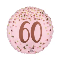 Anagram Balon foliowy Pretty pink 60th Birthday 46cm
