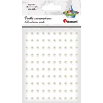 Titanum Pere�ki samoprzylepne bia�e 5mm 100 szt.