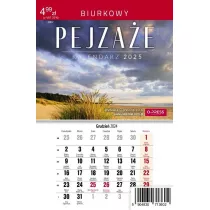 Kalendarz 2025 A5 biurkowy miesiczny Pejzae