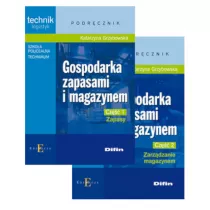 Gospodarka zapasami i magazynem. Technik logistyk. Podrcznik cz 1, Zapasy i cz 2, Zarzdzanie magazynem