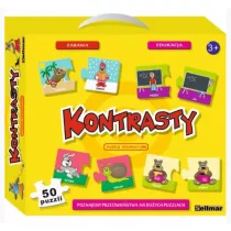Puzzle edukacyjne 50 el. Kontrasty Sellmar