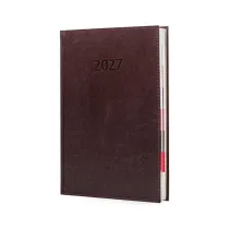 Kalendarz 2027 A4 Agenda Dzienny Br�zowy
