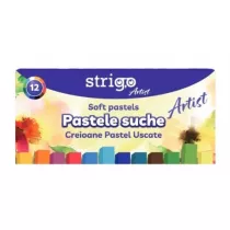 Pastele suche 12 kolorw STRIGO 12 szt.