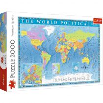 Puzzle 2000 el. Polityczna mapa świata Trefl