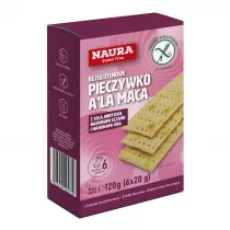 Naura Pieczywko chrupkie z sol andyjsk, nasionami sezamu i nasionami chia bez glutenu 120 g