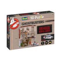 Puzzle 3D - Firehouse Hook and Ladder - Ghostbusters Revell-Carrera