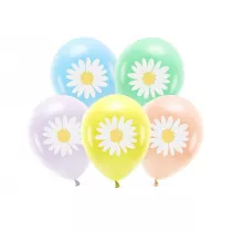 PartyDeco Balony Eco Stokrotki mix 30cm