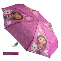 Parasolka skadana z pokrowcem Koci Domek Gabi