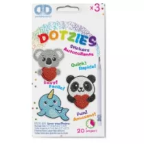Diamond Dotz Love You Chums- 3pak Naklejki Dante