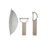 Zone Denmark Obieraczka siekacz Soft Taupe Singles 32877 3 el.