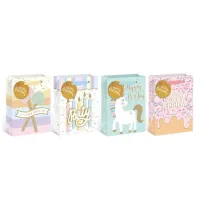 incood. Torba prezentowa 32x42 pastelowa z brokatem