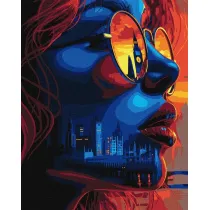 Ideyka Malowanie po numerach - Zach�d s�o�ca w Londynie 40x50cm