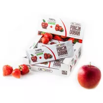 Porcja Dobra Przekska jabkowo-truskawkowa zgrzewka 24 x 16 g