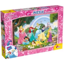 Puzzle dwustronne 24 el. Princess Plus Lisciani