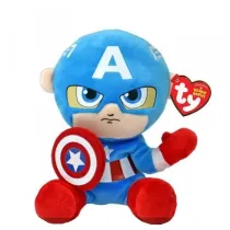 Beanie Babies Soft. Marvel Capitan America 15cm Meteor