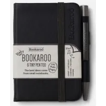 If Bookaroo Notatnik A7 z d�ugopisem - czarny