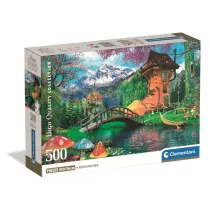 Puzzle 500 The Old Shoe House Clementoni