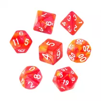 Komplet koci REBEL RPG - Dwukolorowe - Czerwono-te