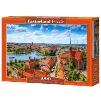Puzzle 1000 el. Aearial View Of Wroclaw, Poland CASTORLAND  C-105526-2