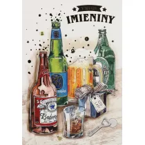 Karnet okazjonalny B6 z kopert� Imieniny M�czyzna PAN DRAGON HM200-2918