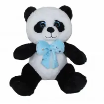 PLUSZAK PANDA 20CM SIEDZACA Z KOKARDA NIEB SA Sun-Day