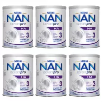 Nestle NAN EXPERTpro HA 3 Produkt na bazie mleka dla maych dzieci powyej 1. roku ycia Zgrzewka 6 x 800 g