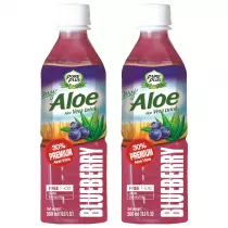 Pure Plus Napj z aloesem - Jagoda zestaw 2 x 500 ml