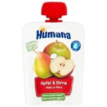 Humana Mus jabłko-gruszka po 6. miesiącu 100% Organic Quality 90 g Bio