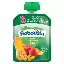 BoboVita Mus jabko z brzoskwini i dyni po 6. miesicu 80 g