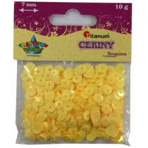 Titanum Cekiny okrge pastelowe 7mm, 10g ty