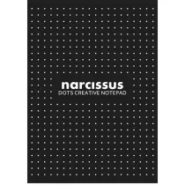 Narcissus Blok A4 Narcisuss kropki czarny czarny 80 kartek 6 szt.