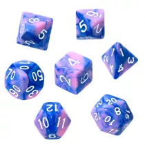 Komplet koci RPG - Dwukolorowe - Niebiesko-rowe Rebel
