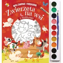 Malowanie farbkami. Zwierz�ta na wsi