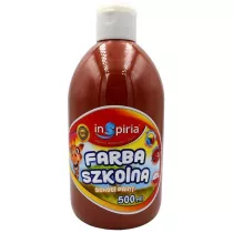 InSpiria Farba szkolna br�zowa 500 ml