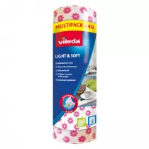 Vileda ciereczka uniwersalna Light & Soft rolka 40 szt.
