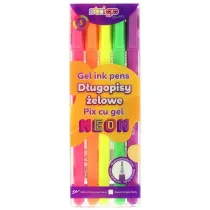 D�ugopis �elowy 5 kolor�w neon STRIGO SSC423 5 szt.