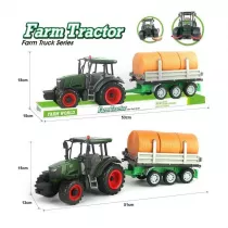 Traktor z przyczep i belkami somy Toys Pawe Wojda