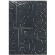 Artdruk Cyfry sp.120mm czar.Helvetica Ardruk