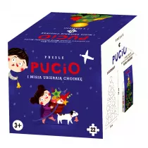 Puzzle 22 el. Pucio i Misia ubieraj choink Nasza Ksigarnia